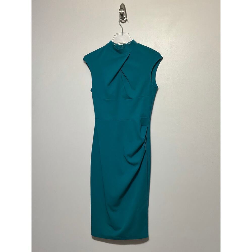 MIUSOL MIDI DTESS IN BLUE SIZE SMALL